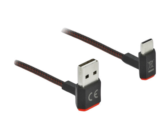 DeLOCK 85274 USB-kabel USB 2.0 0,2 m USB A USB C Sort