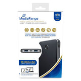MediaRange MR753 powerbank Lithium polymer (LiPo) 10000 mAh Sort