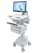 Ergotron StyleView Aluminium, Grå, Hvid Fladt panel Multimedie kurv