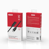 UNITEK C14086BK USB-kabel USB 3.2 Gen 2 (3.1 Gen 2) 0,5 m USB C 10 Gbit/sek. 100 W Sort