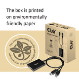 CLUB3D cac-1010 Displayport/usb DVI-I Daul link Sort, Hvid