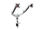 Digitus DA-90353 skærmbeslag og -stativer 68,6 cm (27") Skrivebord Sort, Sølv