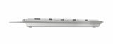 CHERRY KC 6000 SLIM FOR MAC tastatur Kontor USB QWERTZ Tysk Sølv