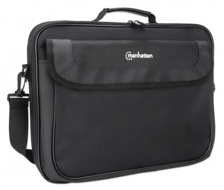 Manhattan 439947 taske og etui til laptop 39,6 cm (15.6") Brevtaske Sort