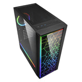 Sharkoon RGB LIT 100 Midi Tower Sort