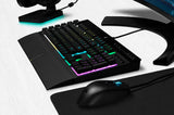 Corsair K55 RGB PRO tastatur Spil USB QWERTY Nordisk Sort