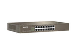 Tenda TEF1016D netværksswitch Ikke administreret Fast Ethernet (10/100) Grå