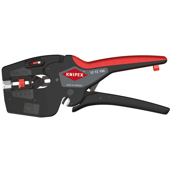 Knipex 12 72 190 kabelstripper Sort, Rød