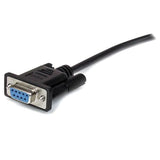 StarTech.com MXT1003MBK serielkabel Sort 3 m DB-9