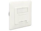 DeLOCK 86195 stikkontakt RJ-45 Hvid