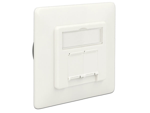 DeLOCK 86195 stikkontakt RJ-45 Hvid