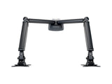 Multibrackets 3286 skærmbeslag og -stativer 68,6 cm (27") Skrivebord Sort, Sølv