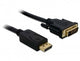 DeLOCK Displayport > DVI 24+1 m/m 3m DVI-D Sort