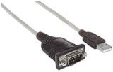 Manhattan 151849 serielkabel Sort 1,8 m USB Serial/COM/RS232/DB9