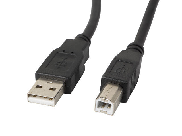 Lanberg CA-USBA-11CC-0050-BK USB-kabel USB 2.0 5 m USB B 0,48 Gbit/sek. Sort