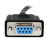 StarTech.com SCNM9FF2MBK serielkabel Sort 2 m DB-9