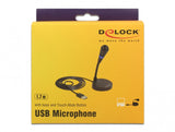 DeLOCK 65868 mikrofon Sort Pc-mikrofon