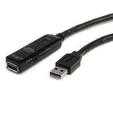 StarTech.com USB3AAEXT10M USB-kabel USB 3.2 Gen 1 (3.1 Gen 1) 10 m USB A 5 Gbit/sek. Sort