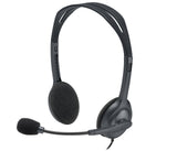 Logitech 981-000593 hovedtelefoner/headset Ledningsført Kontor/Callcenter Sort