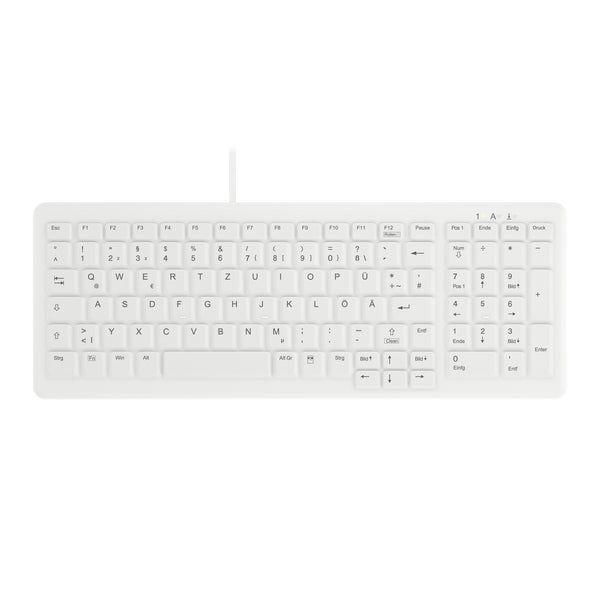 Contour Design Active Key AK-C7000 tastatur Medicinsk USB QWERTZ Tysk Hvid
