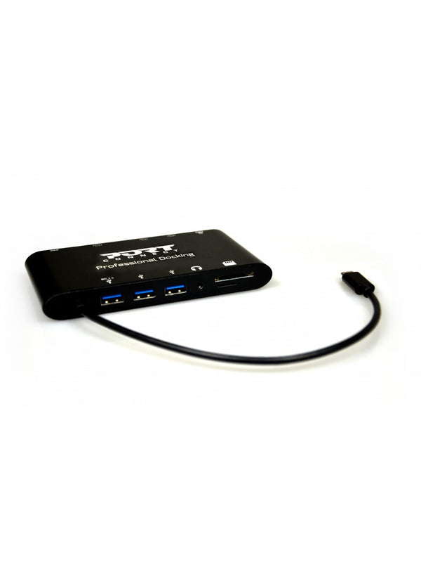 Port Designs 901906 dockingstation USB 3.2 Gen 1 (3.1 Gen 1) Type-C Sort