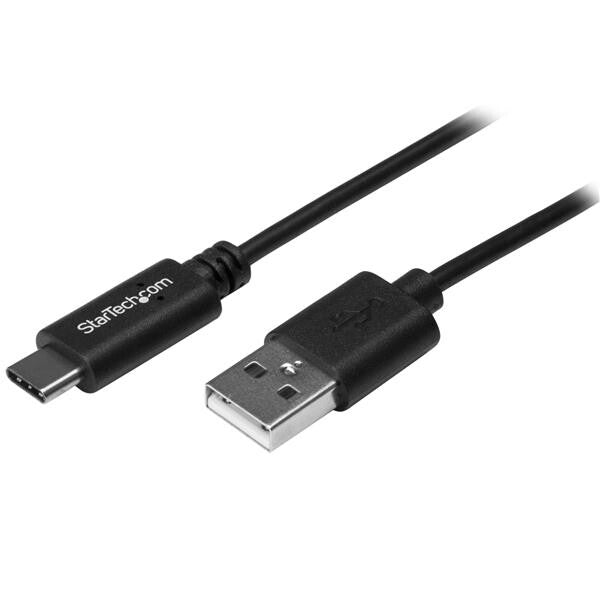 StarTech.com USB2AC2M USB-kabel USB 2.0 2 m USB A USB C 0,48 Gbit/sek. Sort