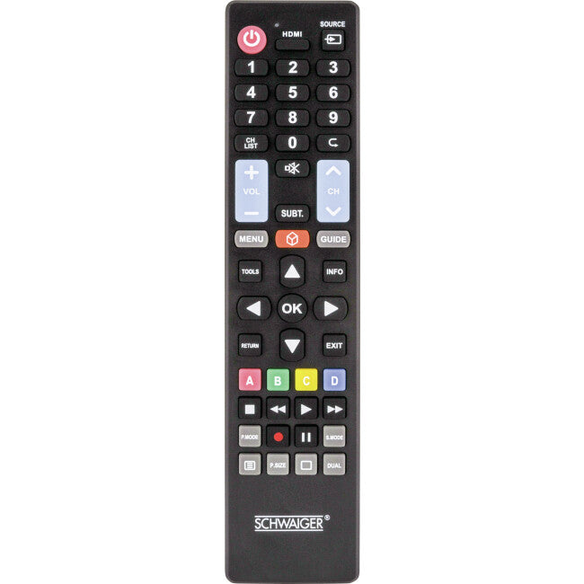 Schwaiger UFB100U533 fjernbetjening TV Tryk på knapper