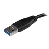 StarTech.com USB3AUB3MS USB-kabel USB 3.2 Gen 1 (3.1 Gen 1) 3 m USB A Micro-USB B 5 Gbit/sek. Sort