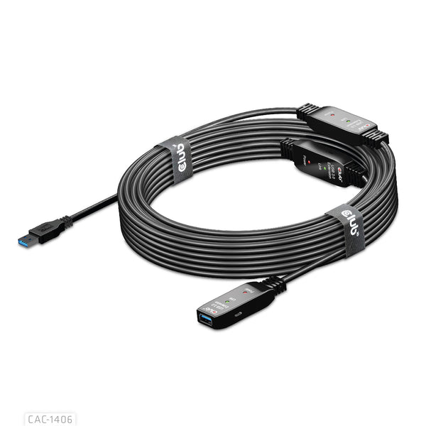 CLUB3D CAC-1406 USB-kabel USB 3.2 Gen 1 (3.1 Gen 1) 15 m USB A 5 Gbit/sek. Sort