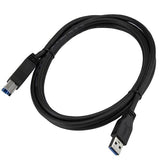 StarTech.com USB3CAB2M USB-kabel USB 3.2 Gen 1 (3.1 Gen 1) 2 m USB A USB B 5 Gbit/sek. Sort