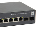 LevelOne GEP-1051 netværksswitch Administreret L2/L3/L4 Gigabit Ethernet (10/100/1000) Strøm over Ethernet (PoE) Sort
