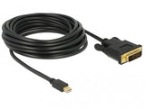 DeLOCK 83991 videokabel adapter 5 m Mini DisplayPort DVI-D Sort