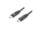 Lanberg CA-CMCM-40CU-0010-BK USB-kabel USB 2.0 1 m USB C 0,48 Gbit/sek. Sort