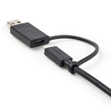 StarTech.com USBCCADP USB-kabel USB 3.2 Gen 2 (3.1 Gen 2) 1 m USB C 10 Gbit/sek. 100 W Sort