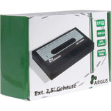 Inter-Tech HD-25620 HDD kabinet Sort, Hvid 2.5"