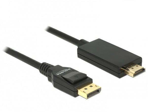 DeLOCK 85317 videokabel adapter 2 m DisplayPort HDMI Sort