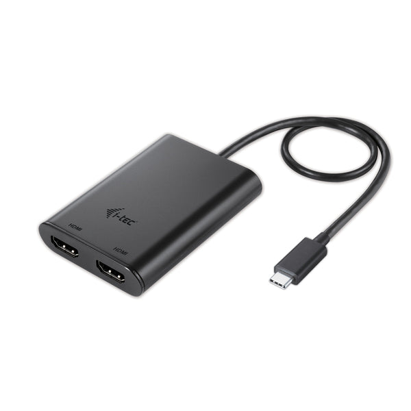 i-tec C31DUAL4KHDMI USB grafisk adapter 3840 x 2160 pixel Sort