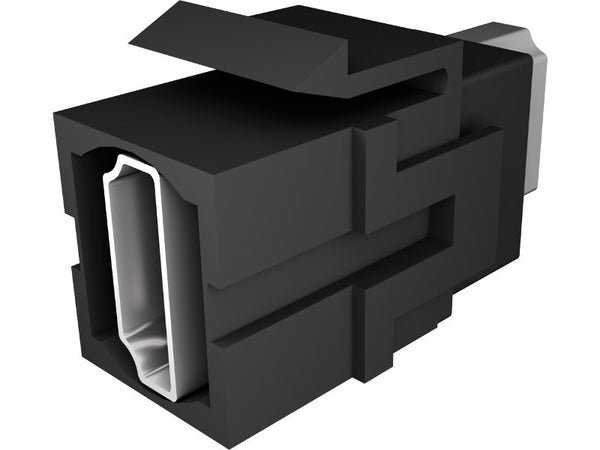 Bachmann 918.041 stikkontakt HDMI Sort