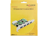DeLOCK 89363 interface-kort/adapter Intern USB 3.2 Gen 1 (3.1 Gen 1)