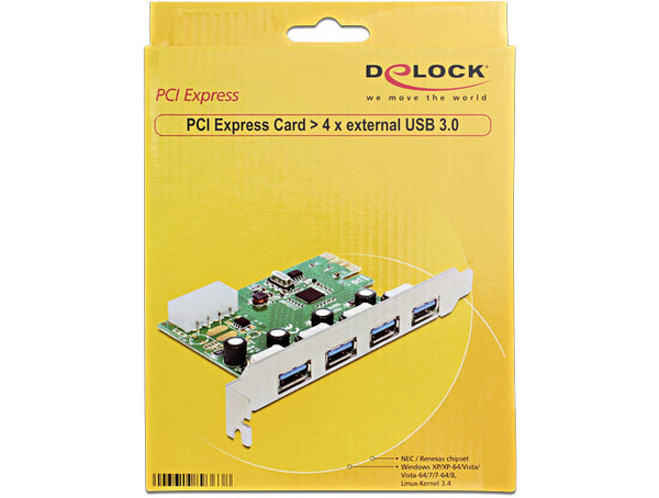 DeLOCK 89363 interface-kort/adapter Intern USB 3.2 Gen 1 (3.1 Gen 1)