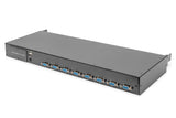 Digitus DS-72213 KVM Switch Stativ-montering Sort