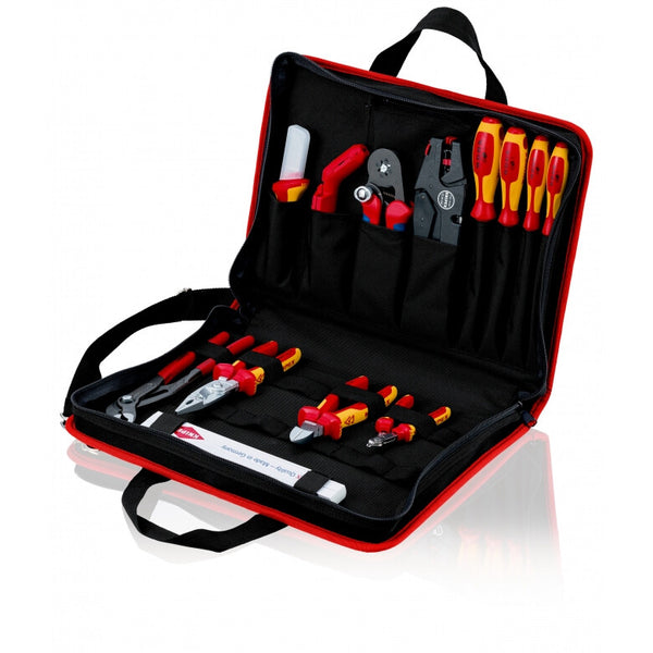 Knipex 00 21 11 taske til opbevaring af værktøj Sort, Rød Polyester