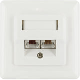 Schwaiger TDU2628532 stikkontakt RJ-45 Hvid