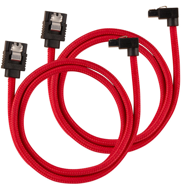 Corsair CC-8900284 SATA-kabel 0,6 m Sort, Rød