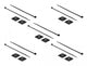 DeLOCK 18674 kabelbinderbeslag Sort Nylon 10 stk