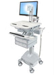 Ergotron StyleView Aluminium, Grå, Hvid Fladt panel Multimedie kurv