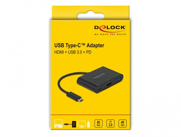 DeLOCK 64091 dockingstation USB 3.2 Gen 1 (3.1 Gen 1) Type-C Sort