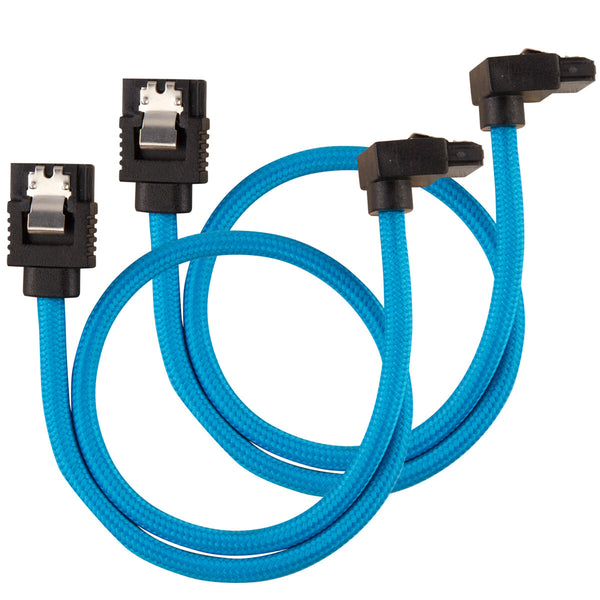 Corsair CC-8900281 SATA-kabel 0,3 m Sort, Blå