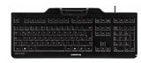 CHERRY KC 1000 SC tastatur Universel USB AZERTY Belgisk Sort
