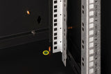 Digitus DN-19 16-U-SW stativ 16U Vægmonteret stativ Sort